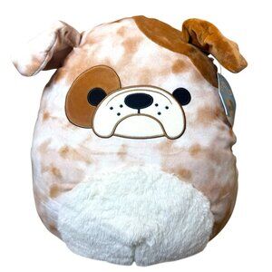 Original Squishmallows Bronk Bulldog 16 In Squishy Plush Brown Puppy Dog 2021